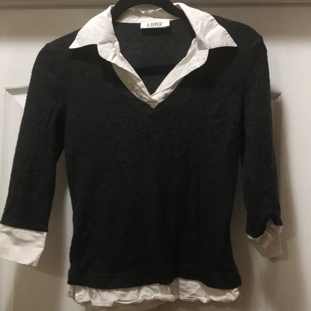 Misses 2 in 1 dress shirt (medium)